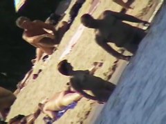 Mature amateur nudist beach cam voyeur vid