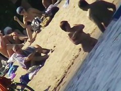 Mature amateur nudist beach cam voyeur vid