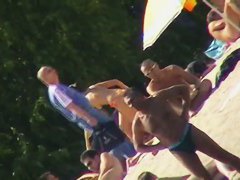 Mature amateur nudist beach cam voyeur vid