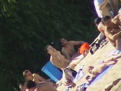 Mature amateur nudist beach cam voyeur vid
