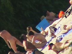 Mature amateur nudist beach cam voyeur vid
