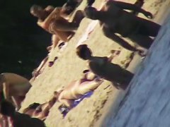Mature amateur nudist beach cam voyeur vid