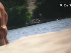 Turning on beach cam sex scenes from nude amateur couple