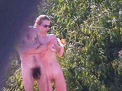 Shooting every detail of beach nudists