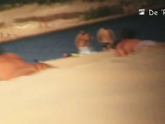 Incredibly enticing nude beach spy cam video