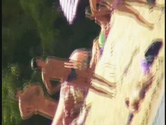 A dirty beach voyeur loves filming with his spy cam.