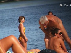 Hot looking amateur people on best nude beach video