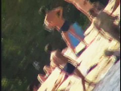 Cute ass babes on the beach are naked and so damn sexy