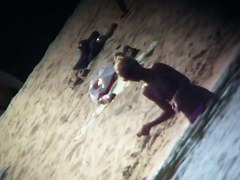 Amazing young nudist hidden beach video