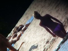 Amazing young nudist hidden beach video