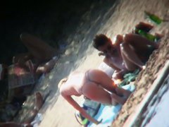 Amazing young nudist hidden beach video