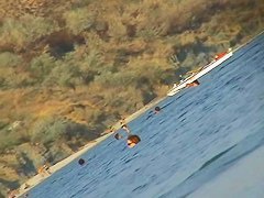 Real amateur beach nudist voyeur vid