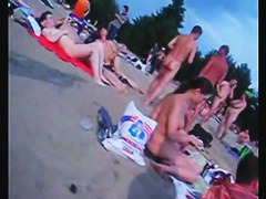 A voracious voyeur loves making videos on the nude beach.