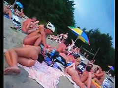 A voracious voyeur loves making videos on the nude beach.