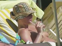 Hot and sexy voyeur beach video of many beautiful women