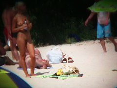 Beach movie of some amazing hot babes in swimsuits