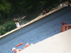 Beautiful ladies are playing around in their sexy swimsuits