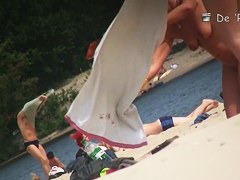 Beautiful ladies are playing around in their sexy swimsuits