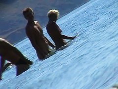 I like filming sexy babes playing at the beach