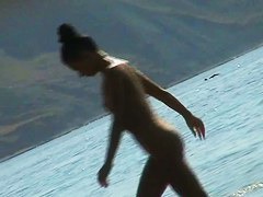 I like filming sexy babes playing at the beach