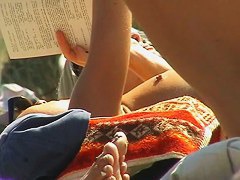 I like filming sexy babes playing at the beach