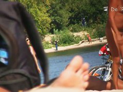 Real amateur milfs beach voyeur vid