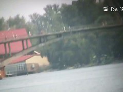 Hidden beach camera video of attractive nudist men and women