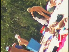 A delectable nude beach spy cam video