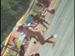 Hot amateur nudist beach voyeur vid