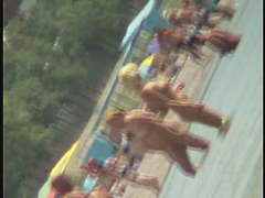 Hot amateur nudist beach voyeur vid