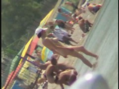 Hot amateur nudist beach voyeur vid