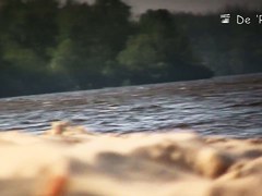 Beach sex cam shooting nude people on boat and on beach