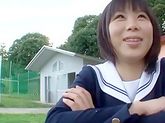 Fabulous Japanese whore Mikan Kururugi in Amazing Outdoor JAV clip