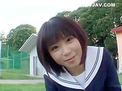 Fabulous Japanese whore Mikan Kururugi in Amazing Outdoor JAV clip