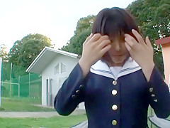 Fabulous Japanese whore Mikan Kururugi in Amazing Outdoor JAV clip