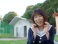 Fabulous Japanese whore Mikan Kururugi in Amazing Outdoor JAV clip