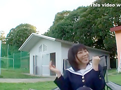 Fabulous Japanese whore Mikan Kururugi in Amazing Outdoor JAV clip