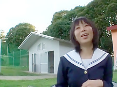 Fabulous Japanese whore Mikan Kururugi in Amazing Outdoor JAV clip
