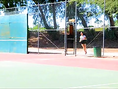 Jenna 01 - tennis strip and insertion