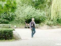 Euro Beauty Gets Tied To A Park Bench And Fucked Where Everyone Can See - PublicDisgrace