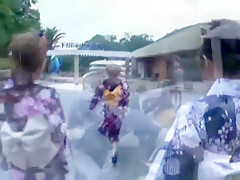 Incredible Japanese chick Aki Nagase in Crazy Public, Outdoor JAV clip