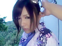 Incredible Japanese chick Aki Nagase in Crazy Public, Outdoor JAV clip