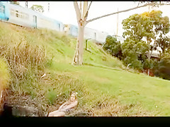 Zeta masturbating outdoor on secretly locations