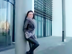 Fetish lady outdoor