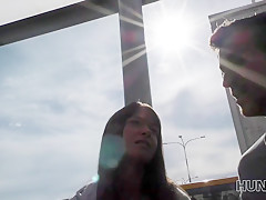 HUNT4K. Dude had nothing against girlfriend's sex with guy for cash