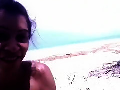 Masturbation and anal on the beach