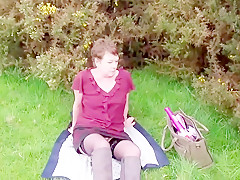 Playing outdoors  what a stunner