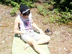 Outdoor Cum Splashing Solo - Daniel Tanner - PhoeniXXX