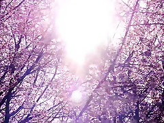 Outdoor masturbation - springtime love.