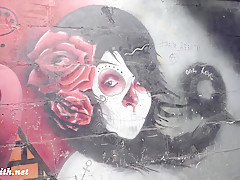 Pantyhose Rock Star flashing